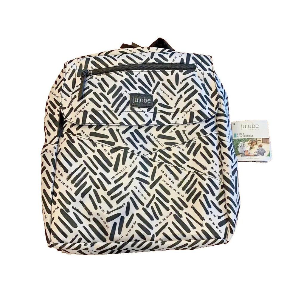 JuJuBe 4-In-1 Core Convertible Diaper/Backpac k/Messenger Bag JB21430 Strike Off